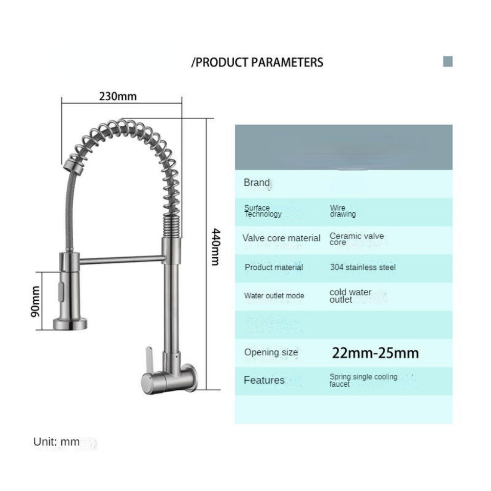 Grifo extraíble para cocina, grifo extraíble para fregadero de cocina