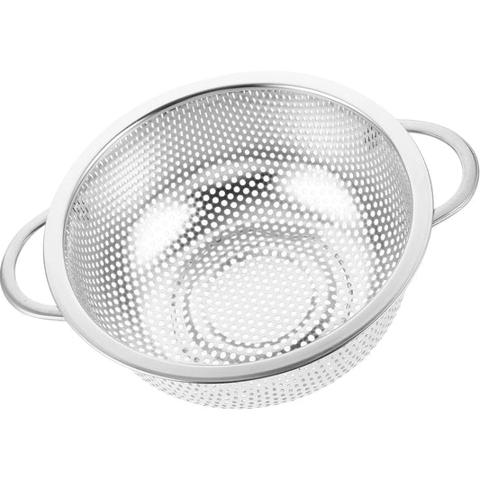 Colador de cocina de acero inoxidable, cesta para lavar verduras, cuenco para arroz, verduras, frutas, pastas, cesta de drenaje para el hogar