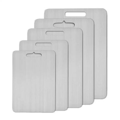 Tablas de cortar de titanio para cocina Tablero de acero inoxidable 304